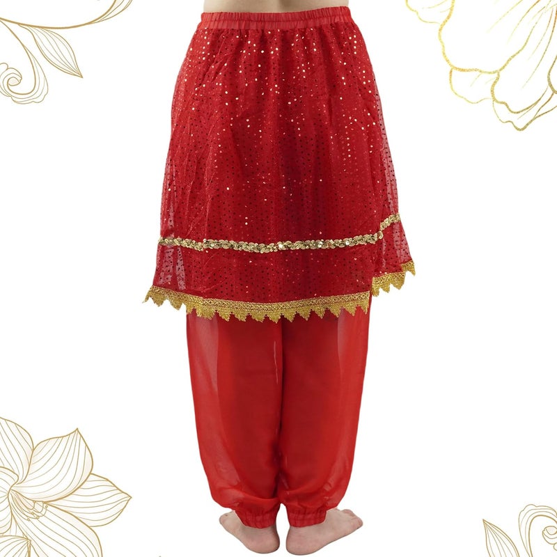 MUNAFIE Belly Dance Pants and Skirt for Fancy Dress Party Outfit Comfortable and Stylish Dancewear for Women - Image 4